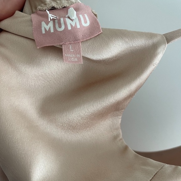 Show Me Your Mumu Faith Maxi Dress - SIZE LARGE - CHAMPAGNE COLOR - Picture 6 of 11